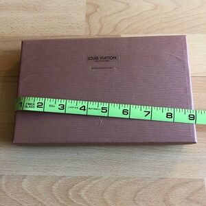 Louis Vuitton Brown Textured Presentation Box with Embossed LV
